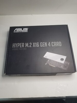 Asus Hyper M.2 x16 Gen 4 Card, (Please Read)