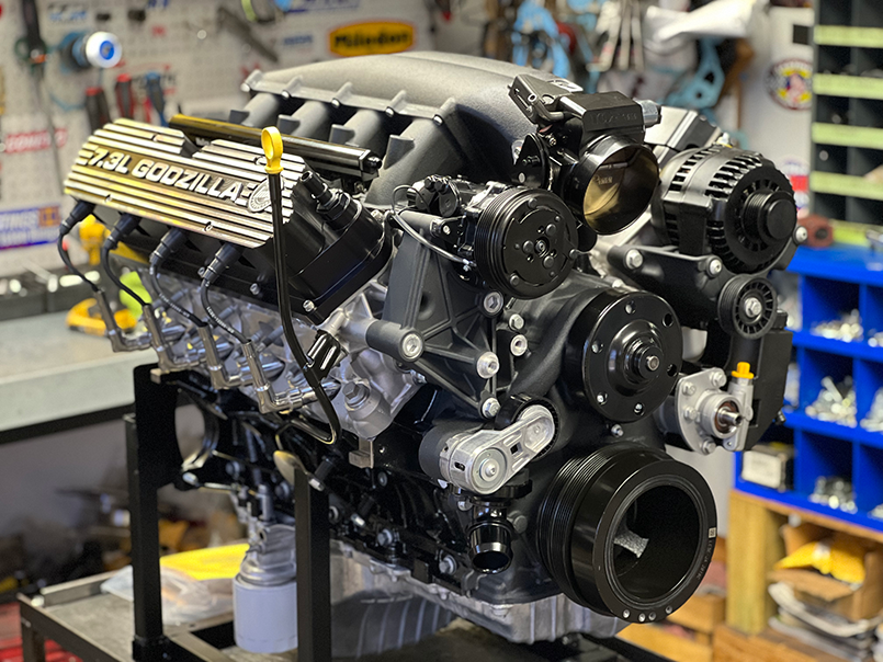 7.3L Godzilla 675HP With Holley Oil System And High Mount Kit | eBay