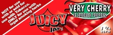Juicy Jay's 1 1/4 Rolling Papers Very Cherry Flavored  USA SHPD Best Price!