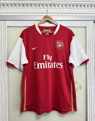 Vintage Arsenal 2007-2008 Home Soccer Jersey Football Kit