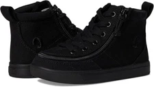 BILLY Footwear Classic Lace High Sneakers - Black to the Floor - Toddler Size