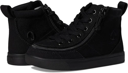 BILLY Footwear Classic Lace High Sneakers - Black to the Floor - Toddler Size