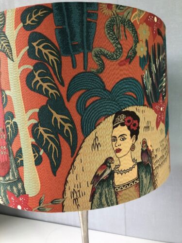 'Frida Kahlo' Terrakotta 30cm Lampe oder Deckenschirm mit oder ohne Quasten - Bild 3 von 4