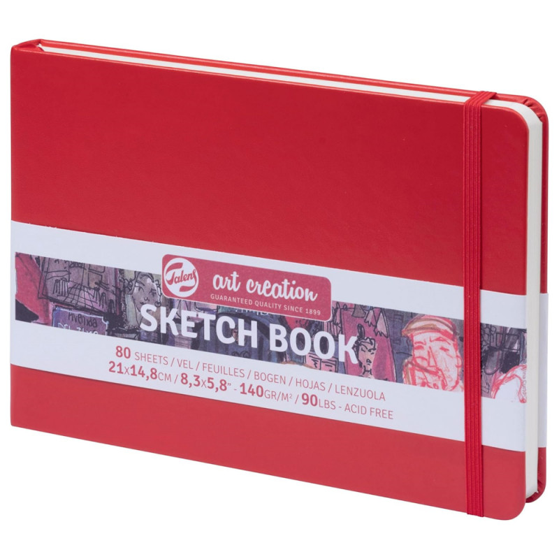 Royal Talens Art Creation Red Landscape Sketchbook (14.8 x 21cm)