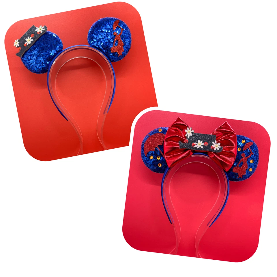 Supercalifragilistic Disney Inspired Mary Poppins Ears Headband - Adorable!