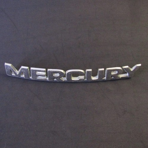 Mercury Chrome OEM 6.75" Curved Emblem Badge Logo Nameplate Name YF42-16702-CA - Foto 5 di 9