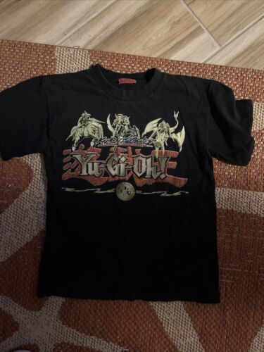 Yu-Gi-Oh King Of Games T-shirt Młodzieżowy rozmiar L Dziecięcy Vintage lata 90-te 1996 - Zdjęcie 1 z 3