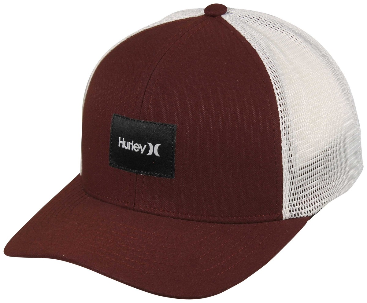 Hurley Warner Trucker Hat - Burgundy / White - New | eBay