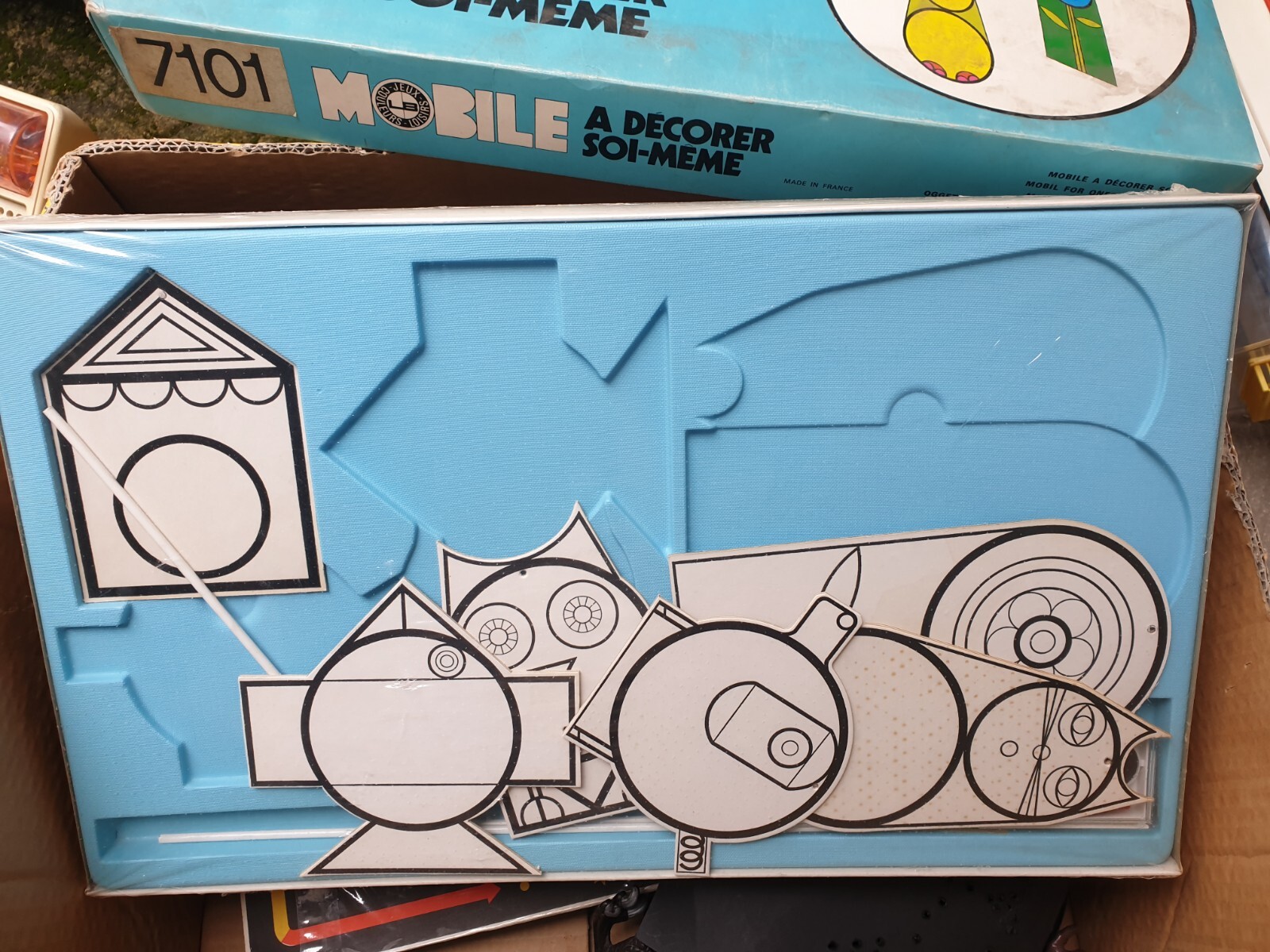 Jeu mobile vintage Réf 7101 souvenir des années 70 à personnaliser