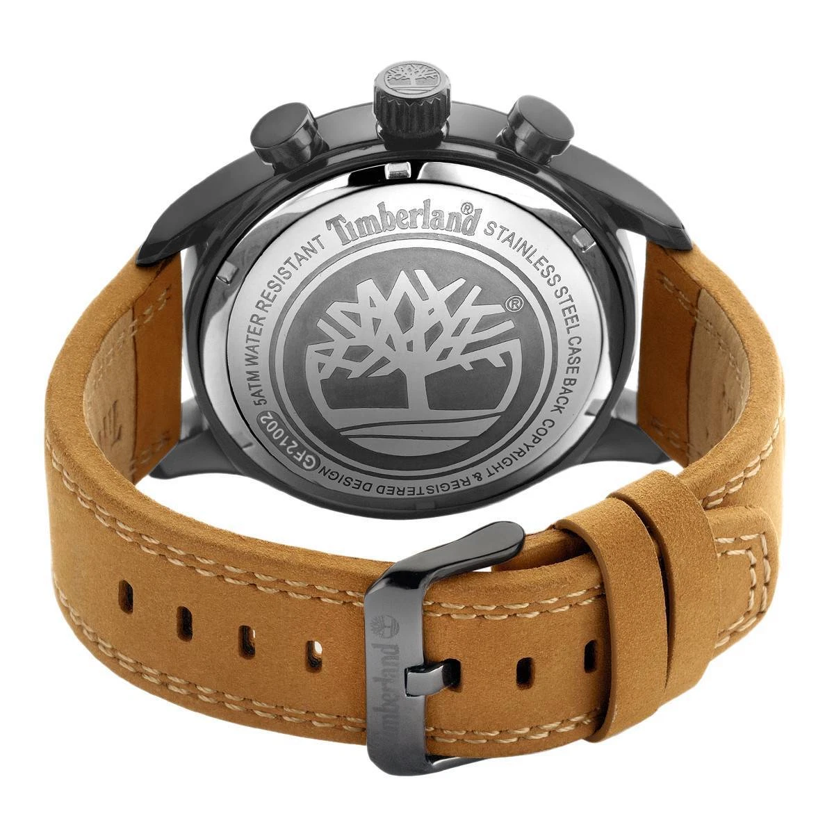 Watch Timberland Nickerson TDWGF2100202 Brown Leather Man Woman Chronograph  | eBay