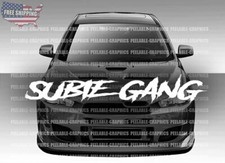 Subie Gang Windshield Decal Sticker Graphic Jdm B Fits Subaru Subie Gang Windshield Decal Sticker Graphic Jdm B Fits Subaru