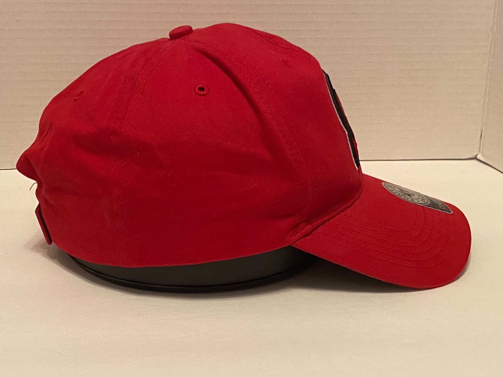 New Jersey Devils Red Adjustable Hat Embroidered … - image 8