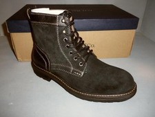 Bass Men's Reddington Suede Leather Black Boots SIZES NIB NEW