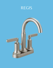 Delta Alux Two Handle Centerset Bathroom Faucet, Brushed Nickel, 25769LF-SP
