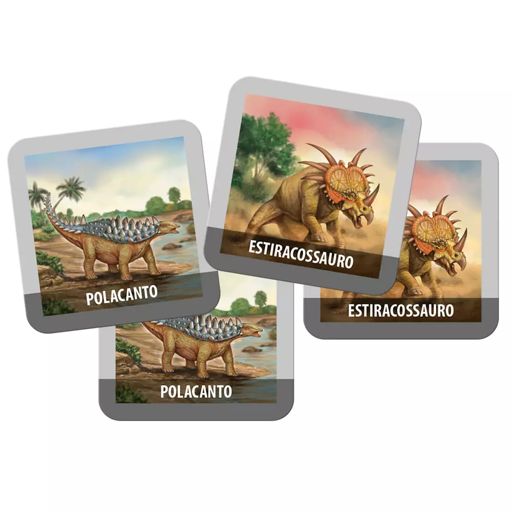 Jogo Supermemória Dinossauros / Game Supermemory Dinosaurs - Grow