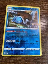 Blastoise 17/78 Pokémon GO Set Reverse Holo Carta Pokémon Rara TCG 2022 151