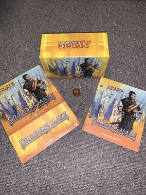 MTG Dragon's Maze Fat Pack  - Poster/Player's Guide/Box Life Counter and Cards