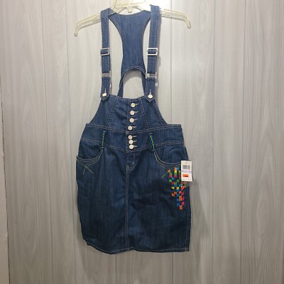 Coogi Overalls Skirt Denim Style C2W90H4 Size 11/12