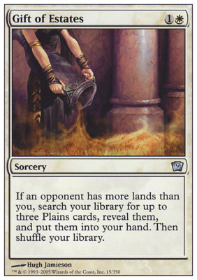 MTG GIFT OF ESTATES EXC - SOMMERGESCHENK - 9TH - MAGIC