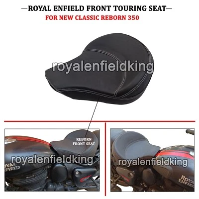 Adapté Pour Royal Enfield Classique Reborn 350 Avant Personnalisé Touring Siège - Photo 1/4