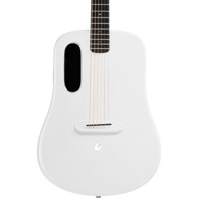 Lava Music Lava ME 3 38  Smart Guitar in White w/ Space Bag