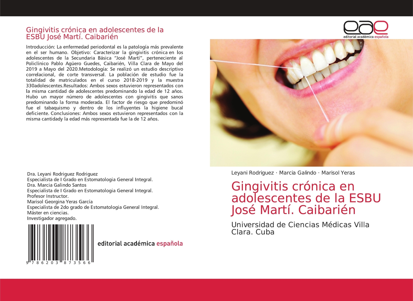 Thumbnail - Gingivitis Crónica En Adolescentes De La Esbu José Martí. Caibarién
