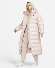 Nike Down Fill City Ready Women's Long Parka Jacket "oxford Pink" (dh4081 601)
