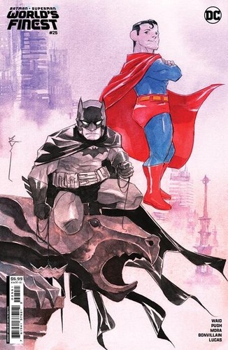 BATMAN SUPERMAN WORLDS FINEST #25 CVR C DUSTIN NGUYEN CARD STOCK VAR NM DC COMIC - 第 1/1 張圖片