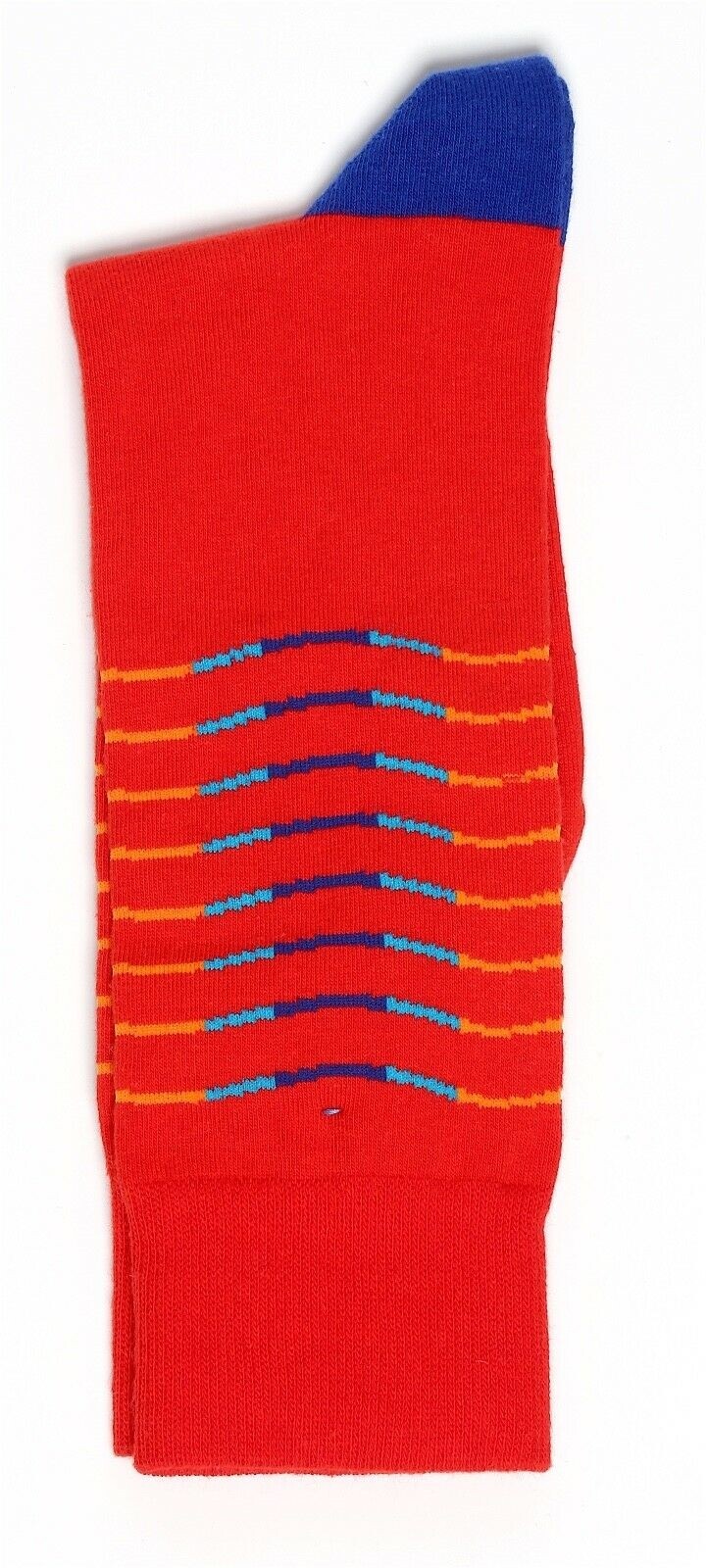 Мужские повседневные носки из гребенчатого хлопка в синюю и красную полоску Joes Jeans размер 10-13 1990₽