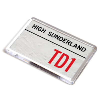 FRIDGE MAGNET - High Sunderland TD1 - UK Postcode | eBay UK