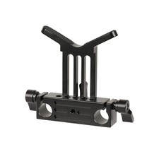 CAMVATE Aluminum Lens Support 15mm Rail Block Rod Clamp For DSLR Rig Rod Support
