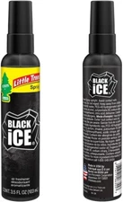 1 x Little Trees Black Ice Scent Air Freshener Spray Mist Fragrance Aroma 3.5oz