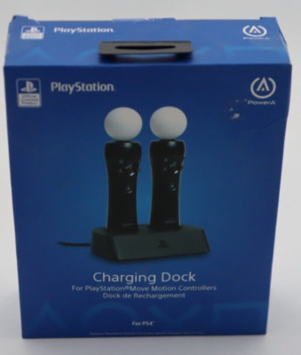 Official PS Move Controller Charging Dock [ Black ] NEW (box dmg)
