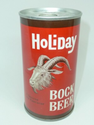 Empty Bottom Opened 12oz Holiday Bock Beer  S.S. Tab-Top - Potosi Brewing Co.