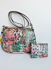 Brahmin Small Nadine Shapeshifter Melbourne Leather Small Veronica Wallet NWT 