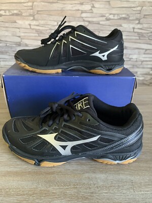 BRAND NEW Mizuno WAVE HURRICANE 3 Women's Volleyball Shoe Black Size 6.5 NWOB
