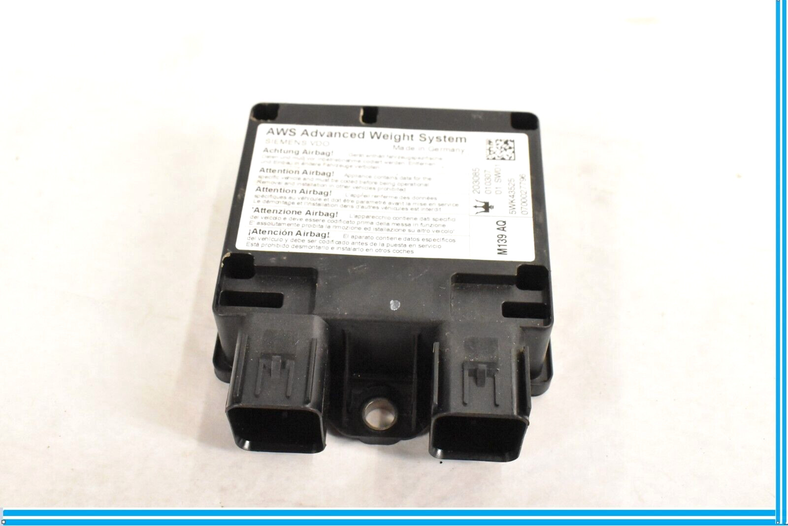 Maserati Quattroporte 2003-2012 Airbag control module P/N 203085
