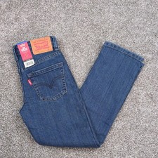 Levis 511 Jeans Youth 7 Reg Blue Denim Slim Flex Stretch Back to School NEW