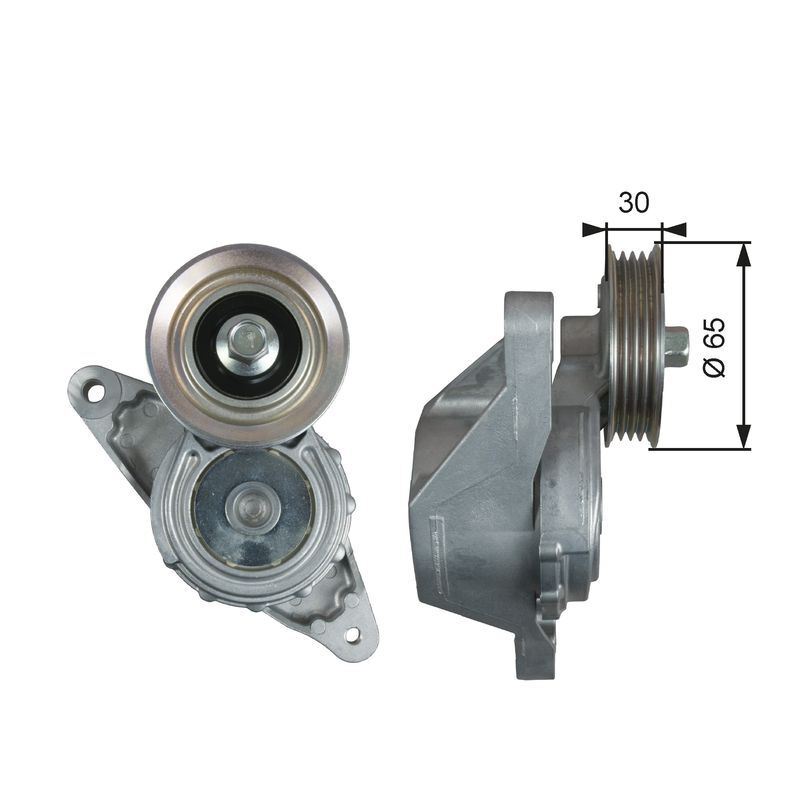 Aux Belt Tensioner fits MERCEDES C350 S204, W204 3.0D 11 to 14 OM642.834 Drive - Image 23