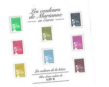BLOC Feuillet BF 67 - FRANCE - Les couleurs de Marianne en euro - 2004 - Neuf **