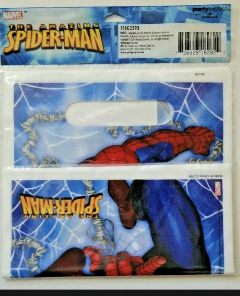 Nuevo Hallmark The Amazing Spider-Man ocho sacos de golosinas bolsas de fiesta Foto 2 de 2