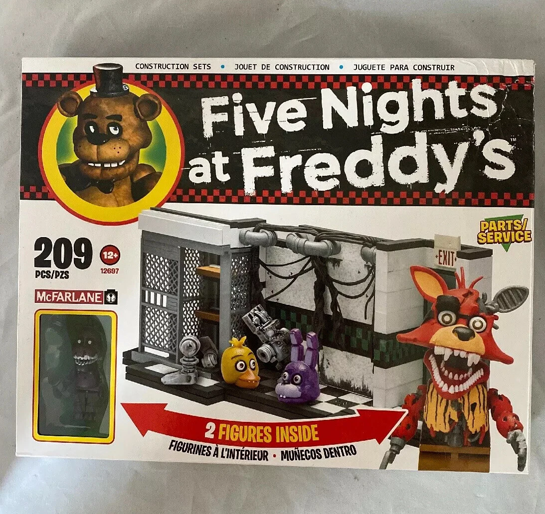 Five Nights at Freddy's MCS - Medium Sets 2 - Parts & Services Construction  Play Set , 209 Pieces 