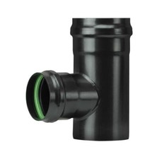 Save Fumisteria Tubo T 80mmF F no Guarnizione PELLET LIGHT Nero opaco D