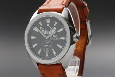 [NEAR MINT] Orient Star FR01-C0 CA Black Dial Power Reserve AT Men's Watch JAPAN