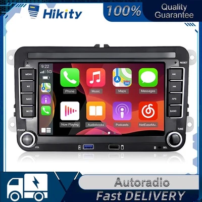 Android 15 Carplay Autoradio für VW GOLF 5 6 Passat Touran Polo T5 Bora GPS NAVI - Bild 1 von 4