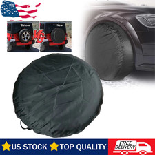 15 Diy Spare Tire Cover Black Trailer Wheel Tyre Protector Against Sun Rain