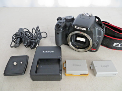Canon EOS Digital Rebel XSi 450D 12.2MP DSLR Camera Body Only Bundle