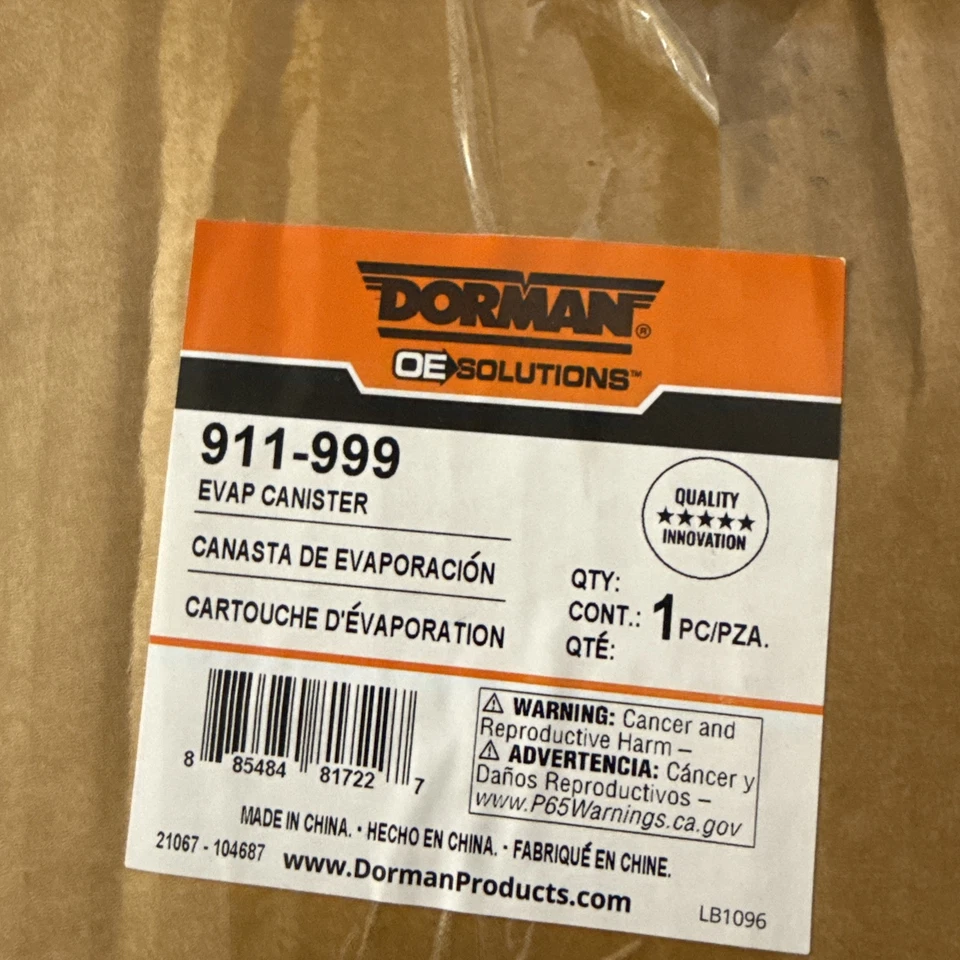 Nuevo Ford Mustang 09-12 Escape 2010-2014 3,7 L 4,0 L bote de vapor Dorman 911-999 Foto 2 de 2