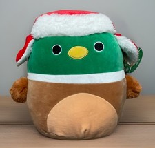 Squishmallow 10" Avery The Mallard Plush, Official Kellytoy Duck Stuffed Animal
