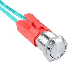 16mm Heavy Duty Latching Metal Push Button Sw...